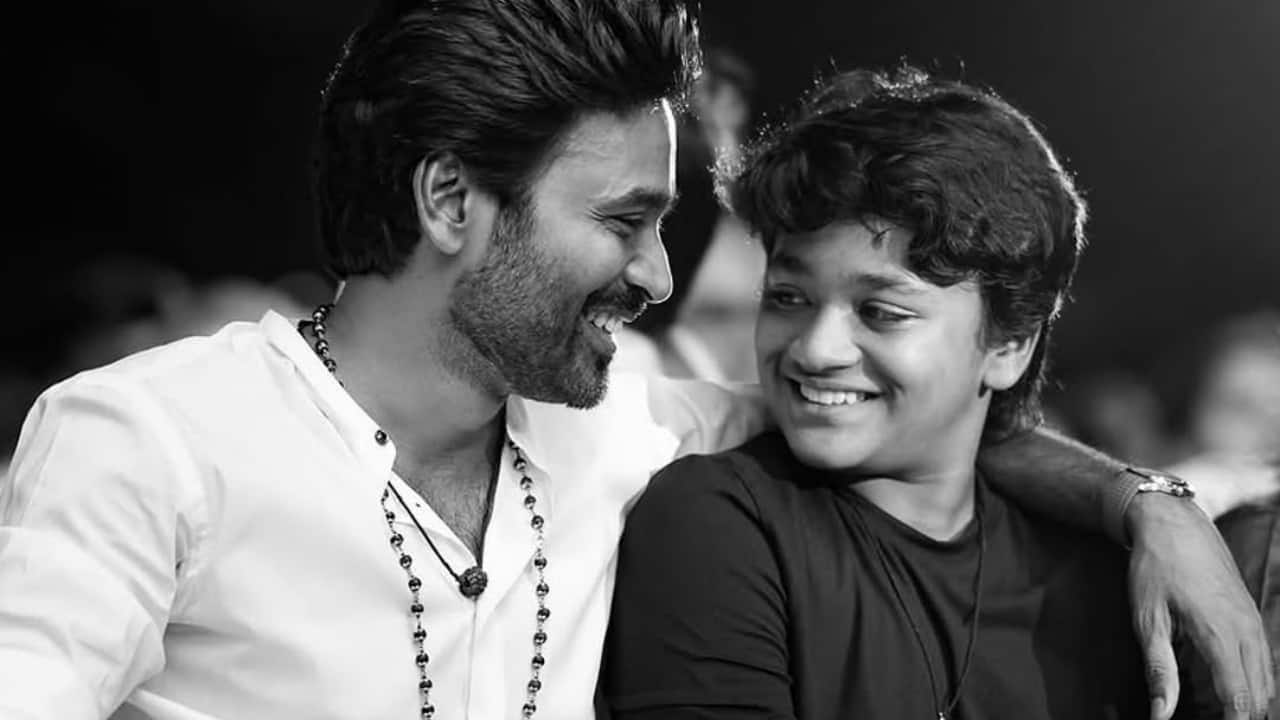 Dhanush’s adorable pic with son Linga melts hearts on social media