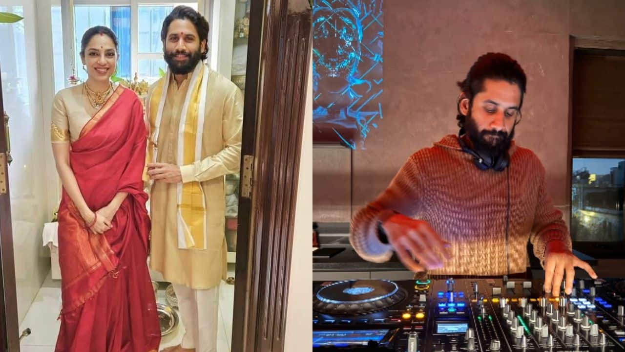 Naga Chaitanya shows off his DJ skills, this is how wife Sobhita Dhulipala reacts
