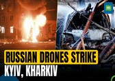 Russian Drone Strikes Claim One in Kyiv, Hit Kharkiv Apartment Block | N18G