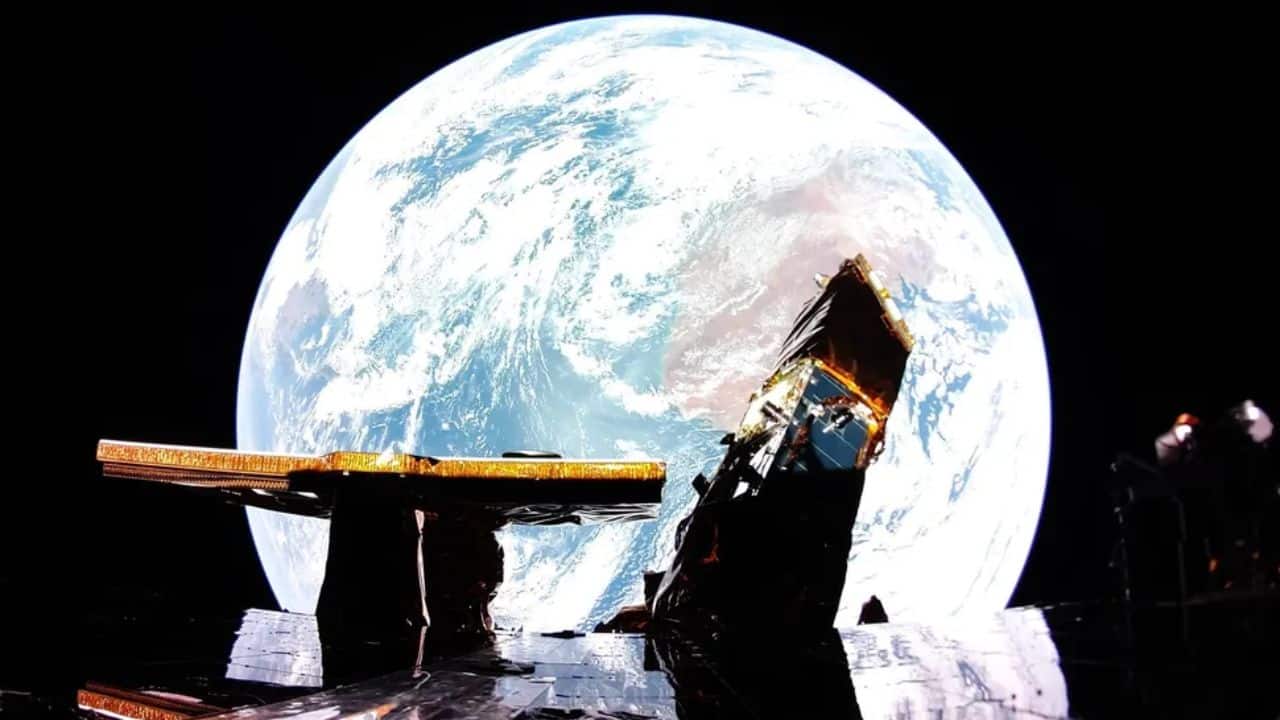 Firefly's Blue Ghost lander captures breathtaking image of Earth shadowing the moon