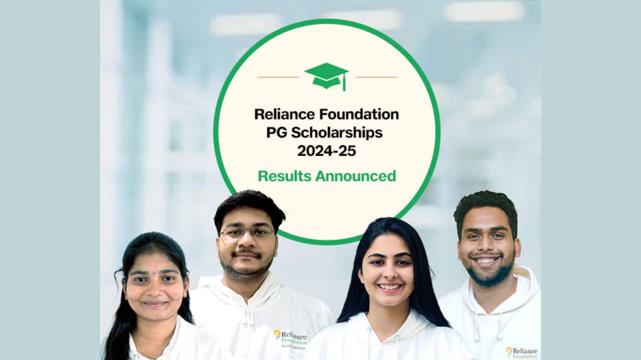 Reliance Foundation Postgraduate Scholarships 2024-25 results declared on National Science Day