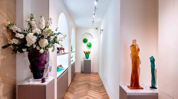 Home decoration ideas: Crystal elements, such as vases, candleholders, and chandeliers, reflect natural light beautifully, making spaces feel airy and sophisticated (Image: Daum by Sources Unlimited)