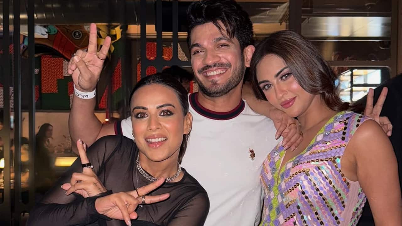 TV actor Arjun Bijlani shares glimpse of Krystle D’Souza’s star-studded birthday, See pics