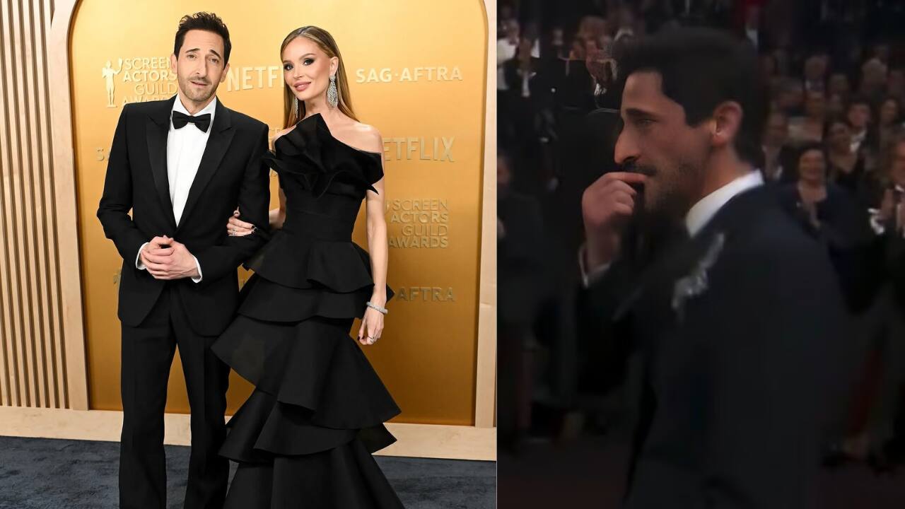 Oscars 2025: Adrien Brody throws chewed gum at girlfriend Georgina Chapman before accepting Best Actor award, watch