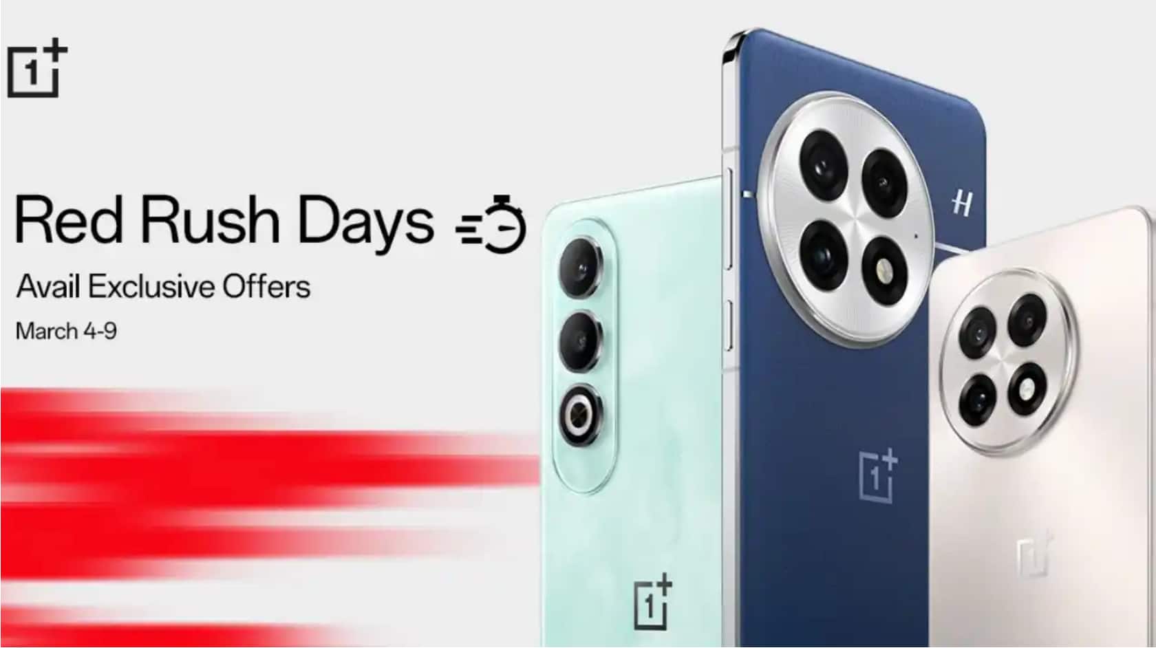 OnePlus announces Red Rush Days sale: Check deals on smartphones, tablets, and more