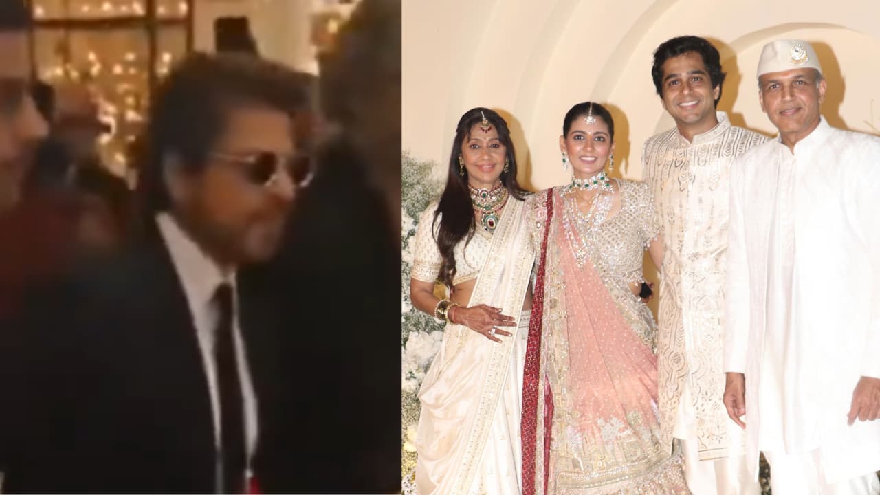 Shah Rukh Khan makes a stylish appearance at Ashutosh Gowariker's son Konark's wedding, watch video