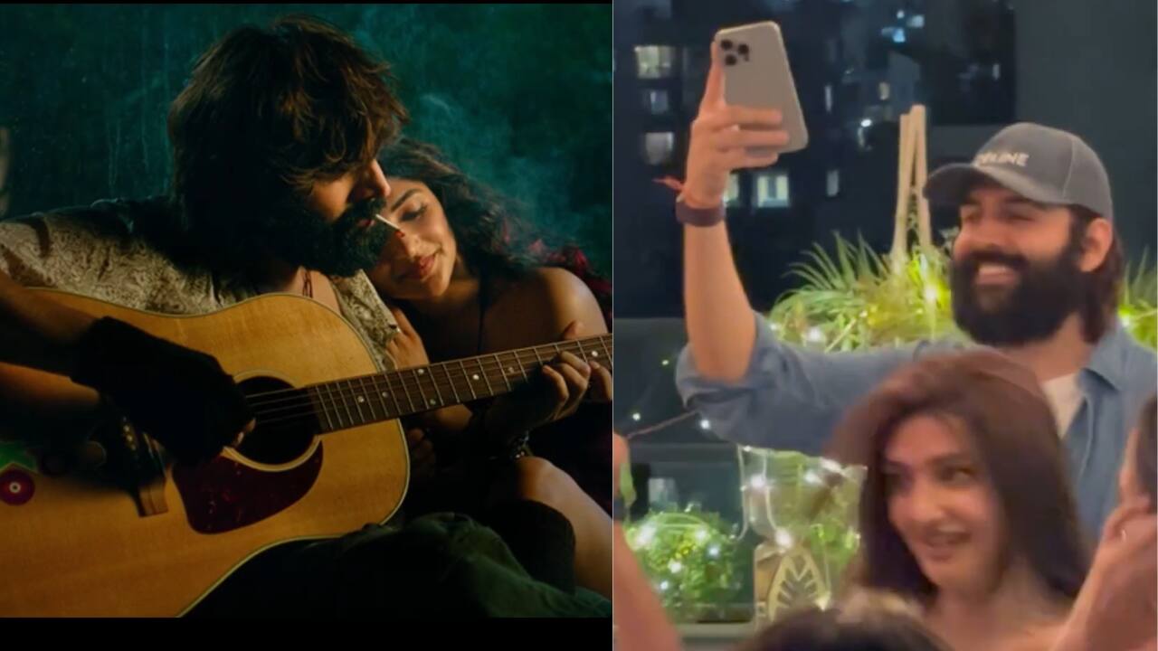 Sreeleela attends Kartik Aaryan's family party, fans say, “dating rumors again”