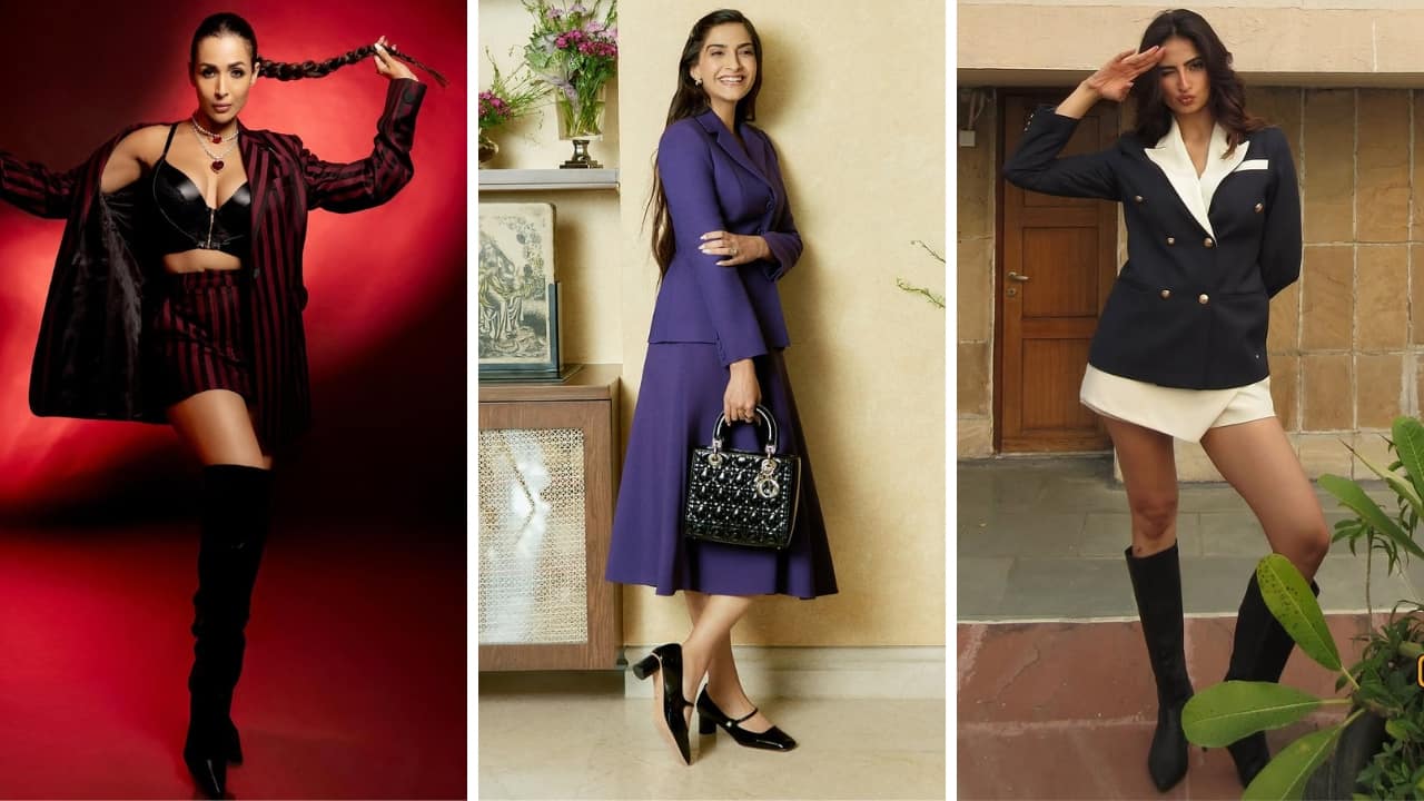 Suit up in style: Sonam Kapoor, Malaika Arora, Palak Tiwari set the blazer trend