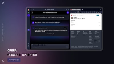 Opera’s AI-powered browser operator can make purchases and book trips