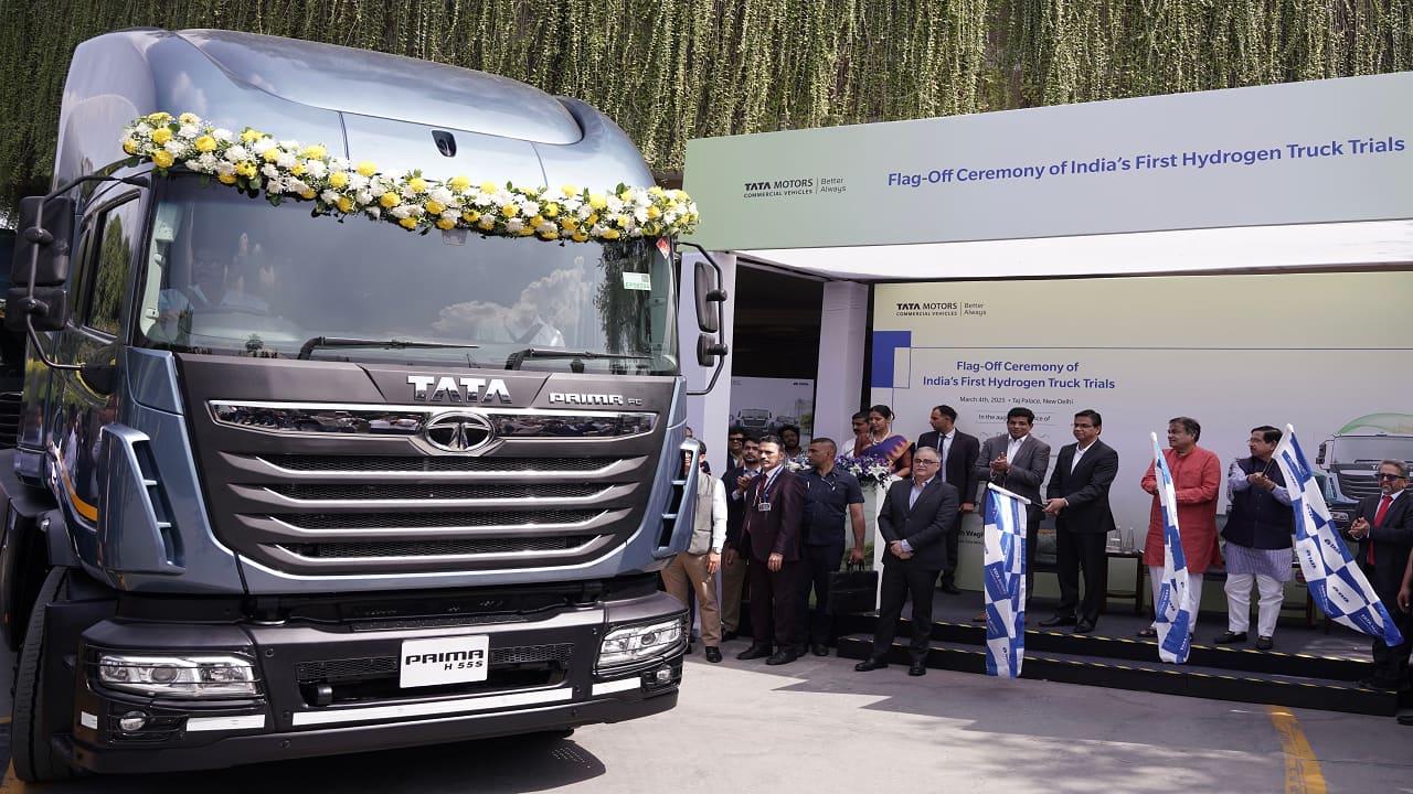 Tata Motors Launches India's First Hydrogen-Powered Truck Trials