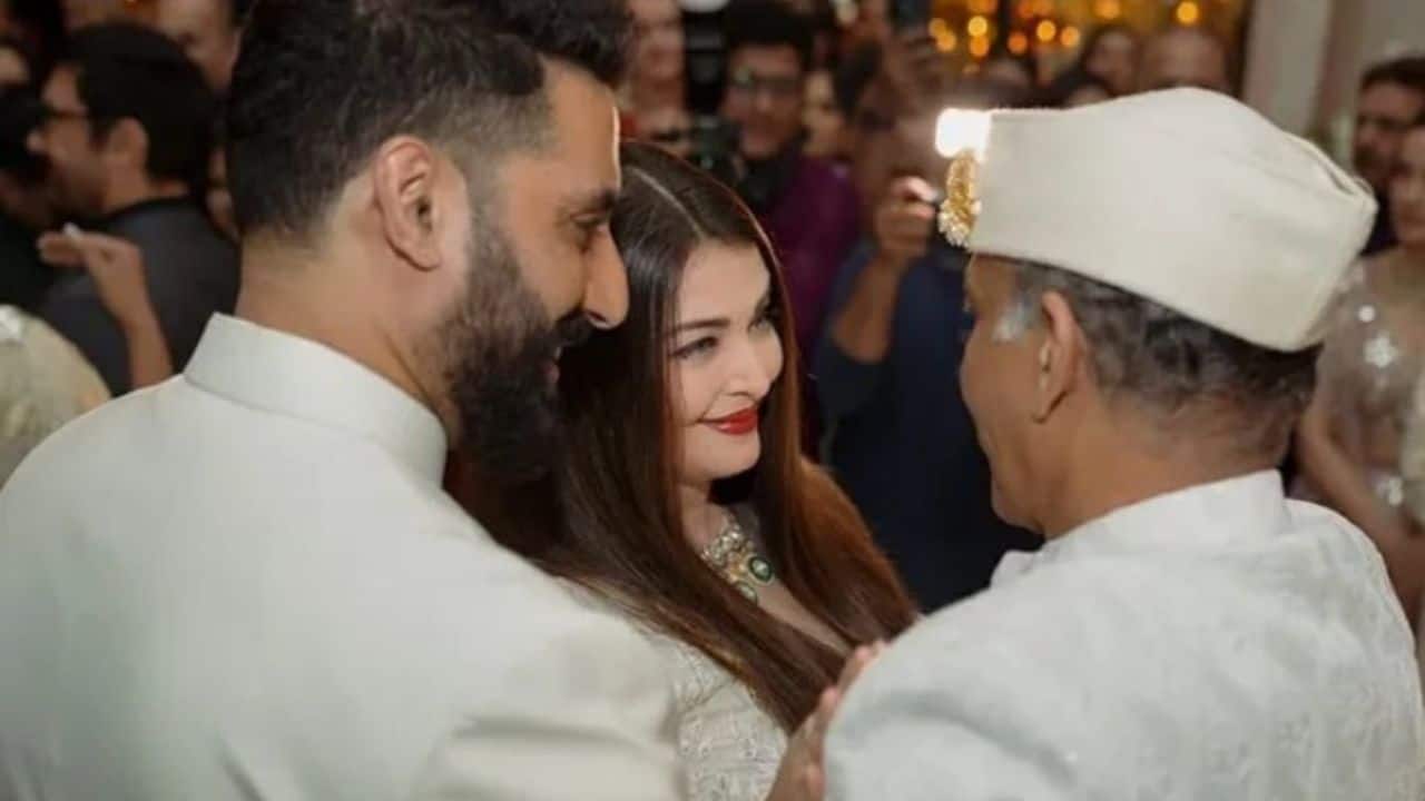 Abhishek Bachchan and Aishwarya Rai attend Ashutosh Gowariker's son, Konark's wedding reception, see pics