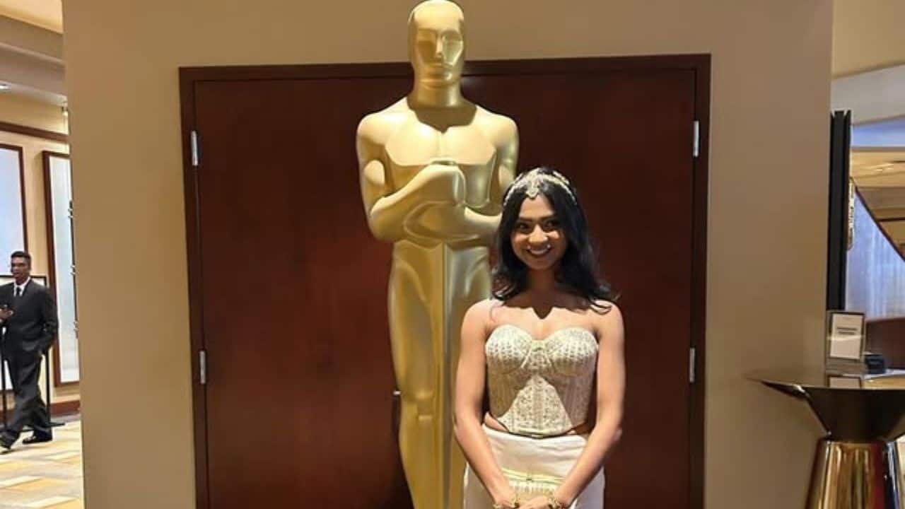 Anuja actress Ananya Shanbhag looks stunning as she attends 97th Academy Awards