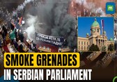 Serbian Parliament Erupts in Chaos as Opposition Throws Smoke Grenades in Protest | N18G