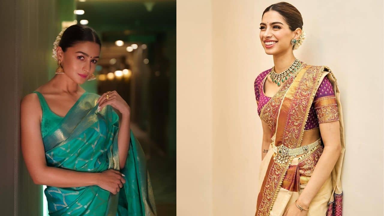Alia Bhatt to Khushi Kapoor: Actresses who stunned in silk sarees