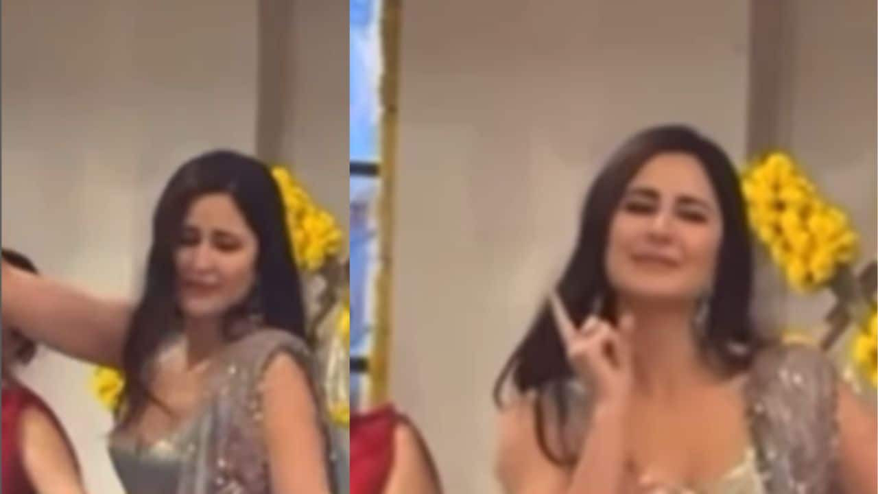 Katrina Kaif looks cute as she dances on hit song 'Sasural Genda Phool' at friend's haldi, watch