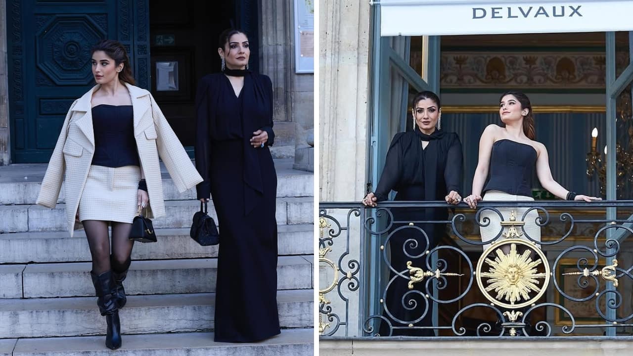 Raveena Tandon and Rasha Thadani serve glamour at Paris Fashion Week