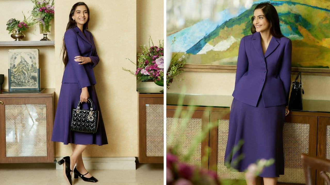 Sonam Kapoor in blazer (Images: @sonamkapoor/Instagram)