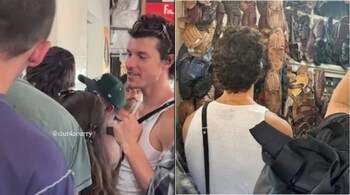 Shawn Mendes at Colaba street market