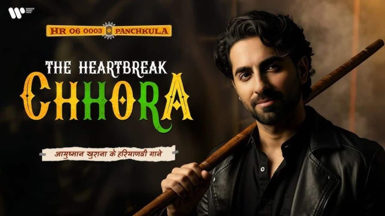 Ayushmann Khurrana debuts in Haryanvi pop with 'The Heartbreak Chhora' EP