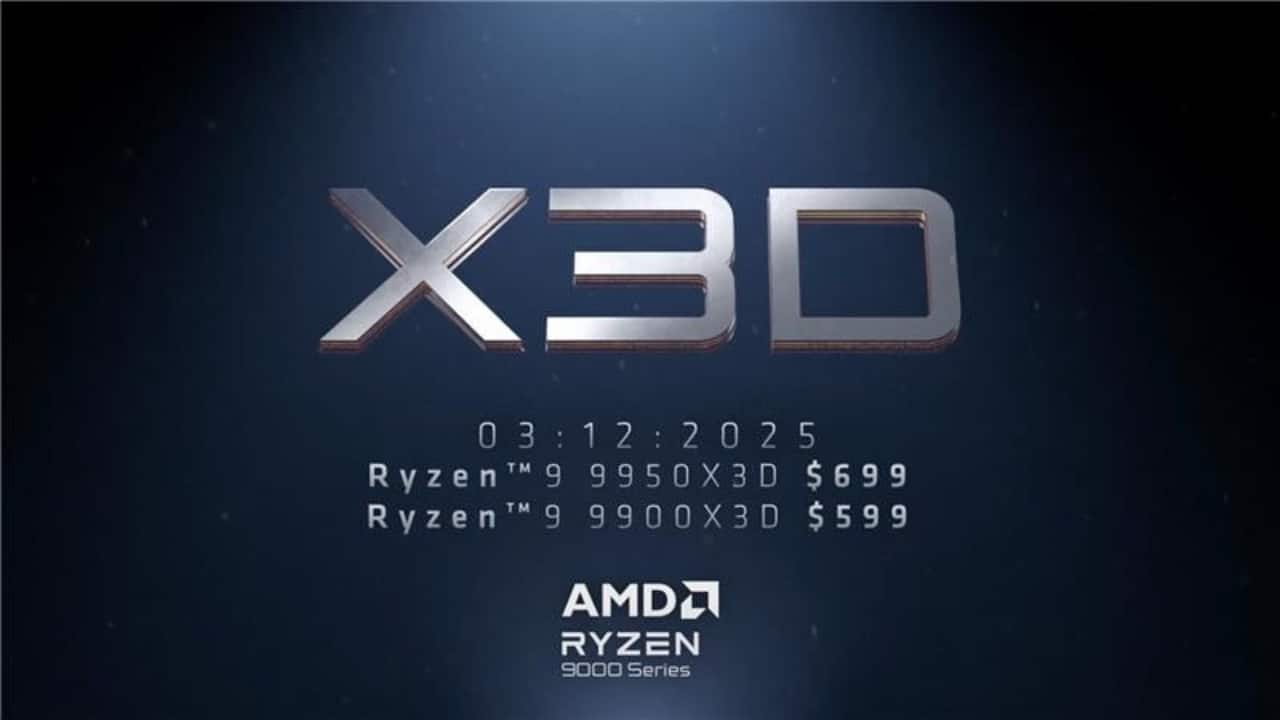 AMD announces pricing for Ryzen 9 X3D processors