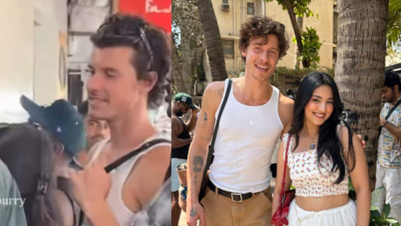 Shawn Mendes goes ‘chappal’ shopping in Mumbai ahead of his first ever India concert at Lollapalooza - watch video