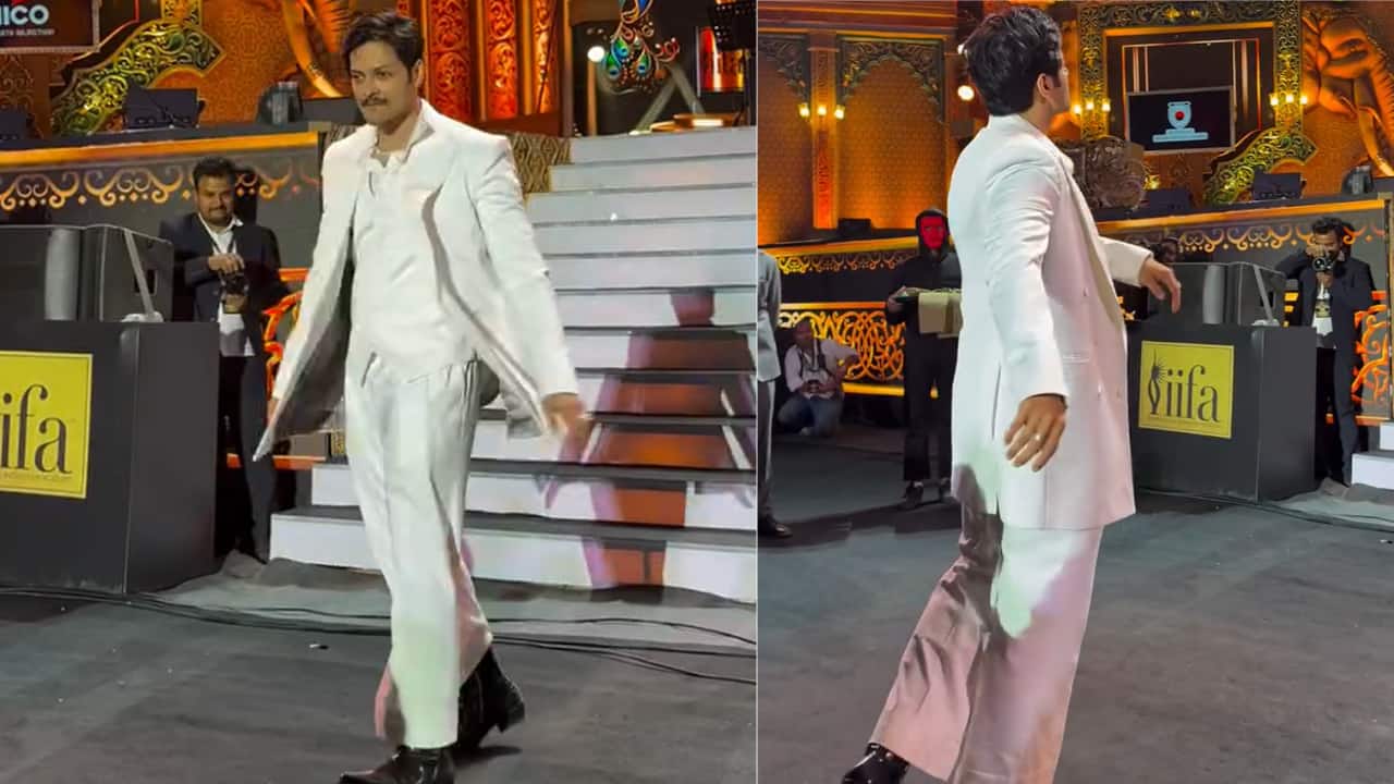 Ali Fazal reenacts Aditi Rao Hydari iconic Gajagamini walk from Heeramandi at 2025 IIFA, watch video