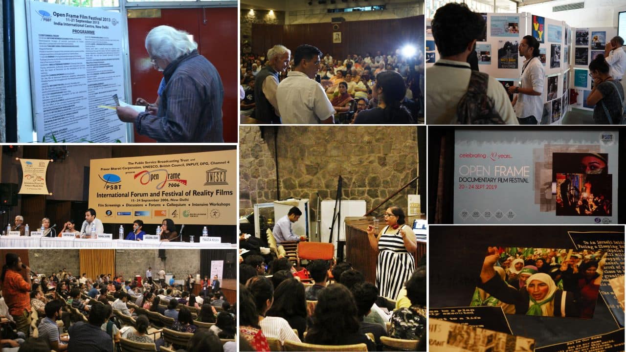 Stills from PSBT's Open Frame Film Festivals over the years. (Courtesy Rough Edges)