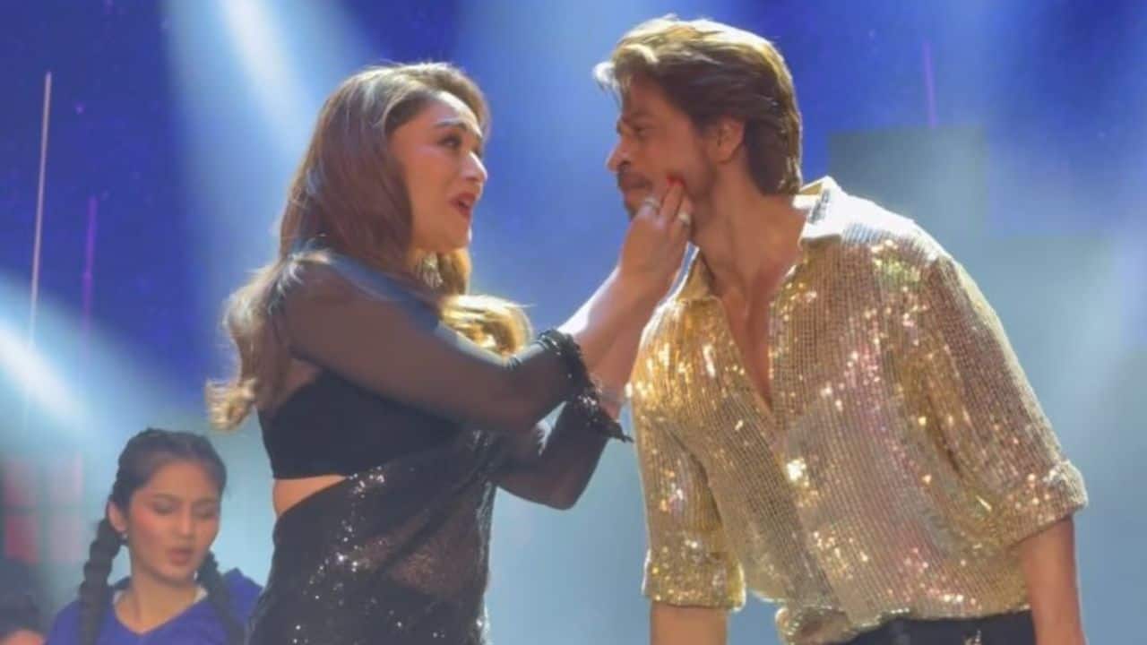 Shah Rukh Khan and Madhuri Dixit recreate magic with ‘Koi Ladki Hai’ at IIFA Awards 2025, watch video