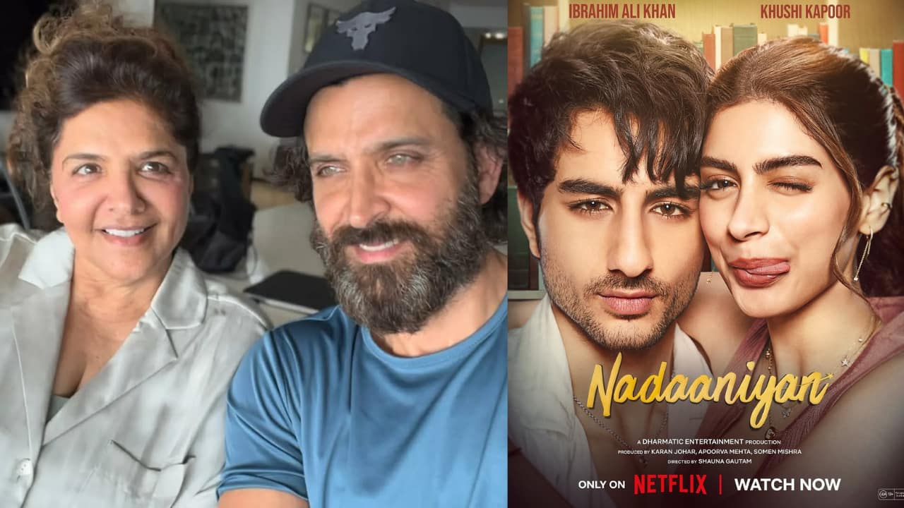 Hrithik Roshan's mom Pinkie ‘totally’ agrees that Khushi Kapoor-Ibrahim Ali Khan starrer Nadaaniyan is 'mindless’, writes “tho I loved Ibrahim’