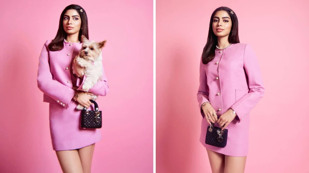 Khushi Kapoor in pink dress (Images: @khushikapoor/Instagram)