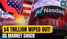 $4 Trillion Wiped Out! Wall Street Tanks as Trump Pushes Tariffs | Stock Market News