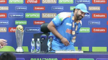 Rohit Sharma didn't forget the Champions Trophy afterRohit Sharma didn't forget the Champions Trophy after press conference press conference
