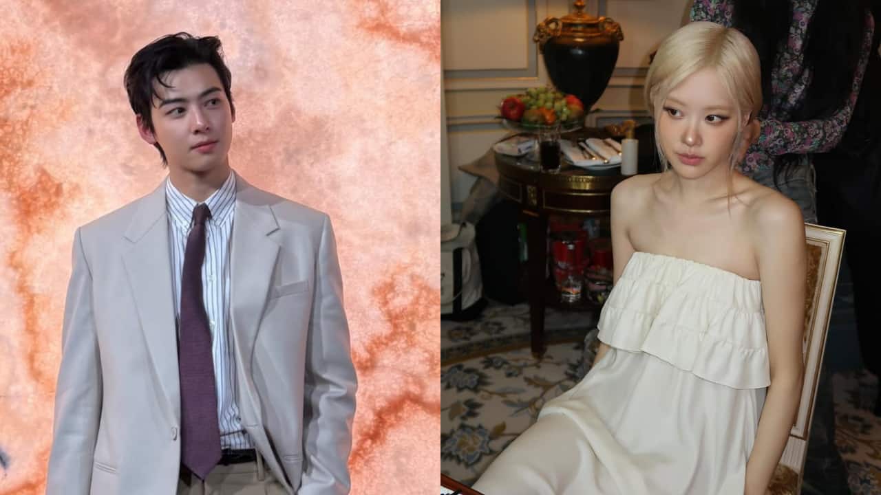 BLACKPINK’s Rosé and ASTRO’s Cha Eun Woo stun in Ivory at YSL 2025 Paris Fashion Week Show
