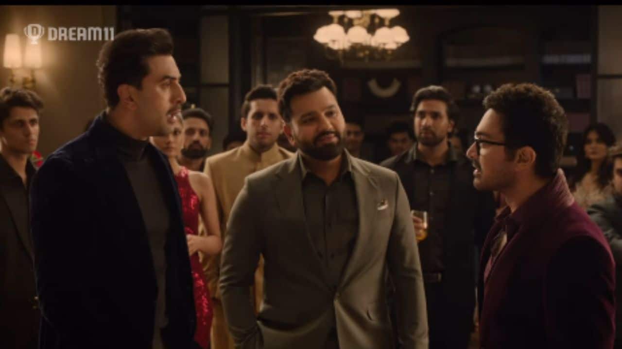 Aamir Khan Vs Ranbir Kapoor in new Dream11 ad; former calls hims Ranbir 'Singh', latter says '60 ke ho gaye, sathiya gaye'