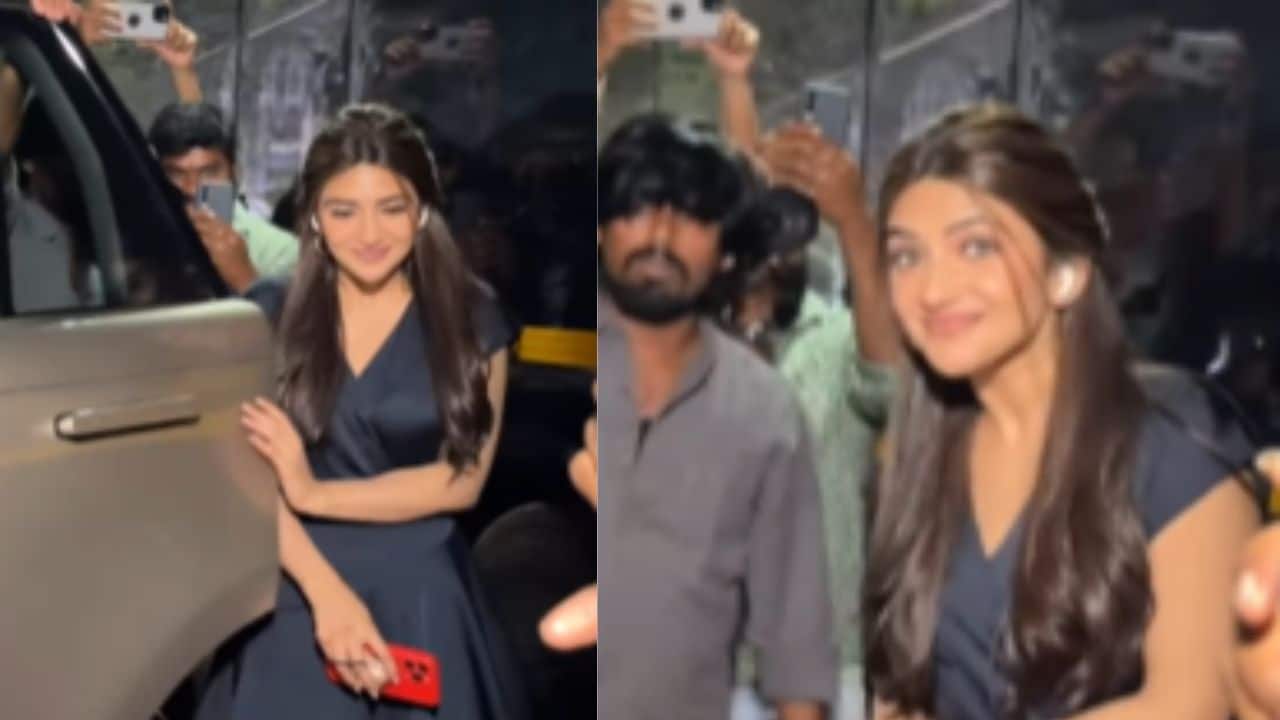 Sreeleela makes stylish first appearance amid Kartik Aaryan dating rumours; watch