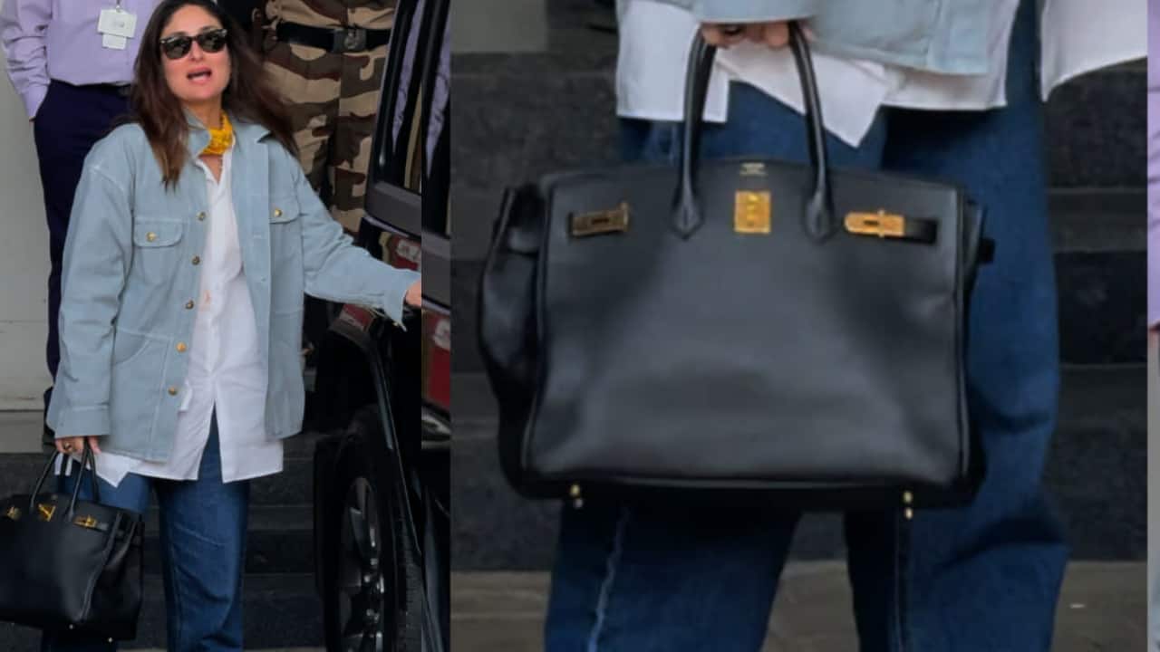 Kareena Kapoor Khan stuns in effortless airport look, flaunting Rs 18 Lakh Hermès Birkin Bag