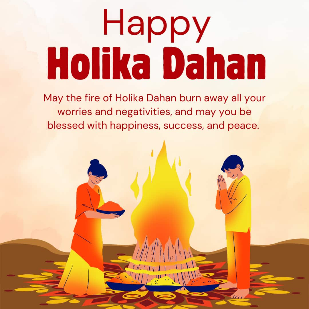 Happy Holika Dahan 2025: 70+ Wishes, Images, Messages & Quotes to share ...