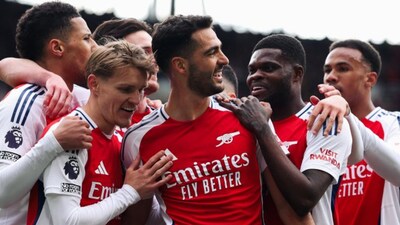 Arsenal take top spot in Premier League. (Photo: X)