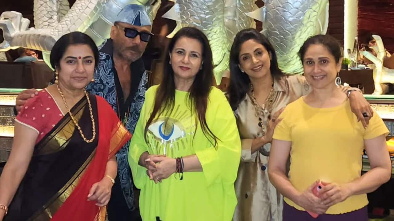 Poonam Dhillon enjoys dinner with Meenakshi Sheshadri, Suhasini Ratnam and others, praises Jackie Shroff for looking after the ladies