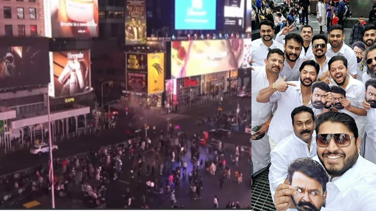 Mohanlal’s L2: Empuraan promo lights up Times Square, Prithviraj Sukumaran thanks fans