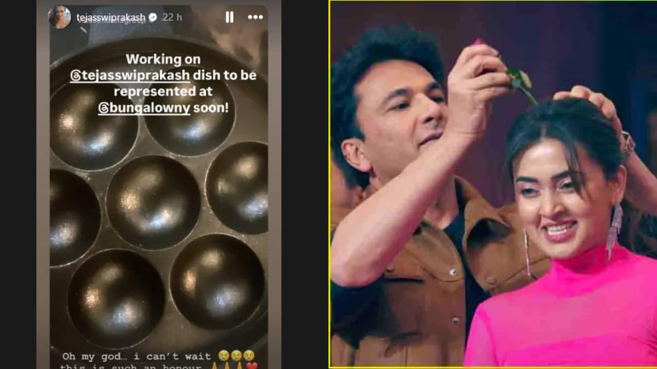 Celebrity MasterChef Judge chef Vikas Khanna prepares Tejasswi Prakash’s Dosa Bomboloni at his Michelin-starred restaurant Bungalow for a day