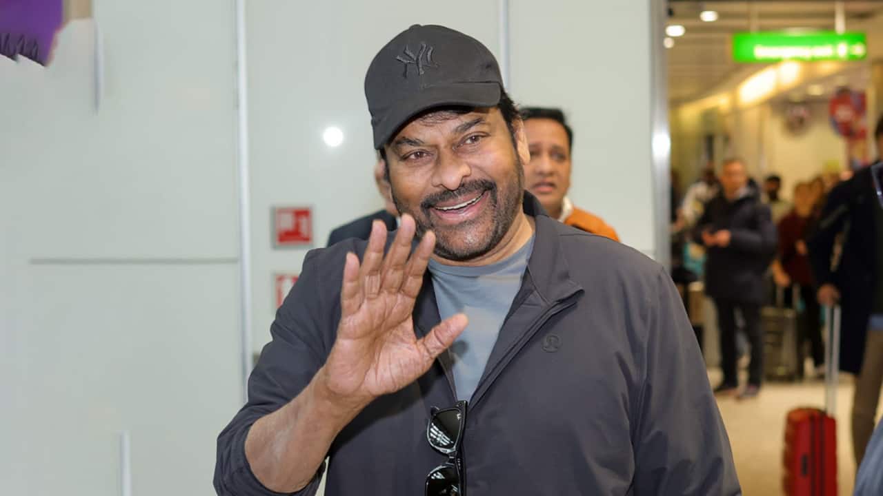 Chiranjeevi receives a warm welcome in London ahead of Lifetime Achievement honour