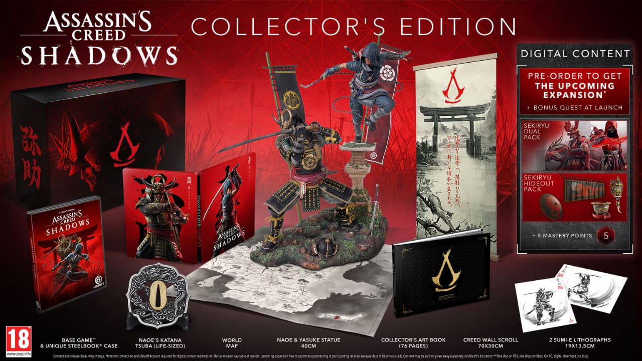 Assassin’s Creed Shadows: Pre-order benefits and all game editions