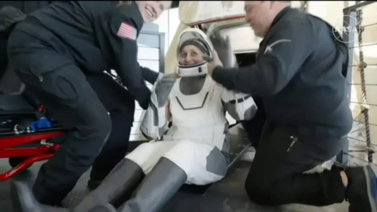 Sunita Williams returns to Earth after 286 days in space