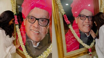 Aishwarya and Aradhya remember Krishnaraj