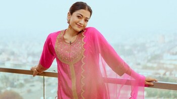 sachin and babi light blue dress Rashmika Mandanna Stunning Appearance In All Black main image 0