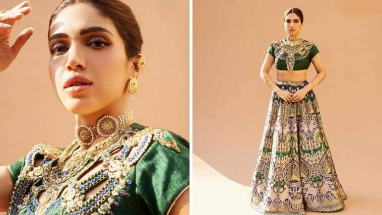 Bhumi Pednekar in lehenga (Images: @bhumipednekar/Instagram)