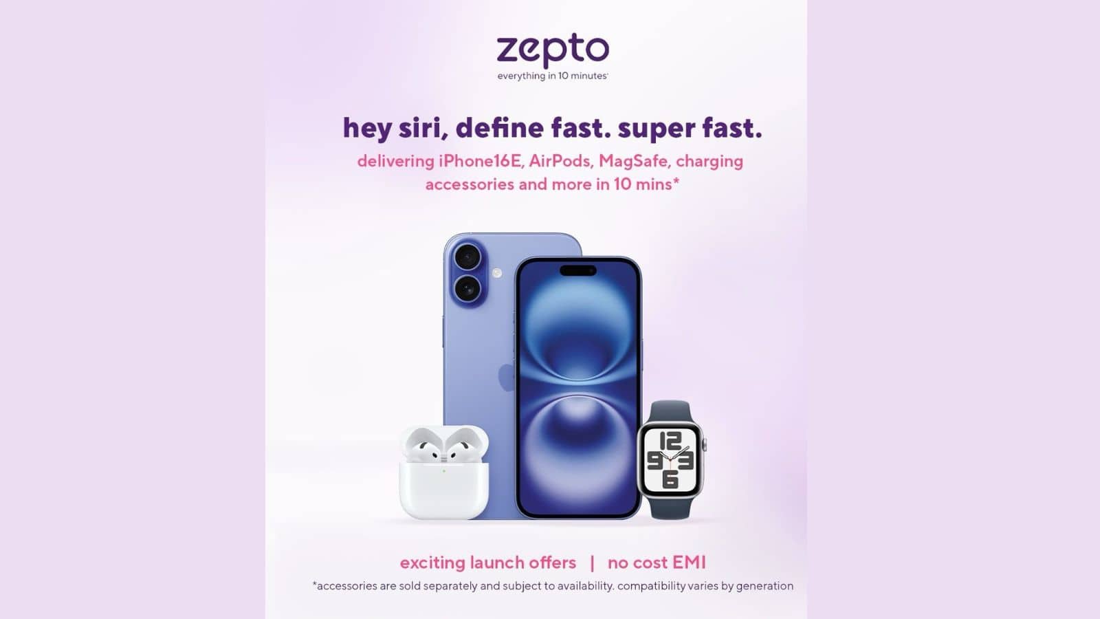 Zepto will now deliver iPhones, iPads, and Apple Watches to your doorstep in minutes