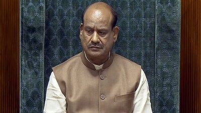 Birla has decided not to sit in the Speaker's chair until the no-confidence motion moved against him is settled.

