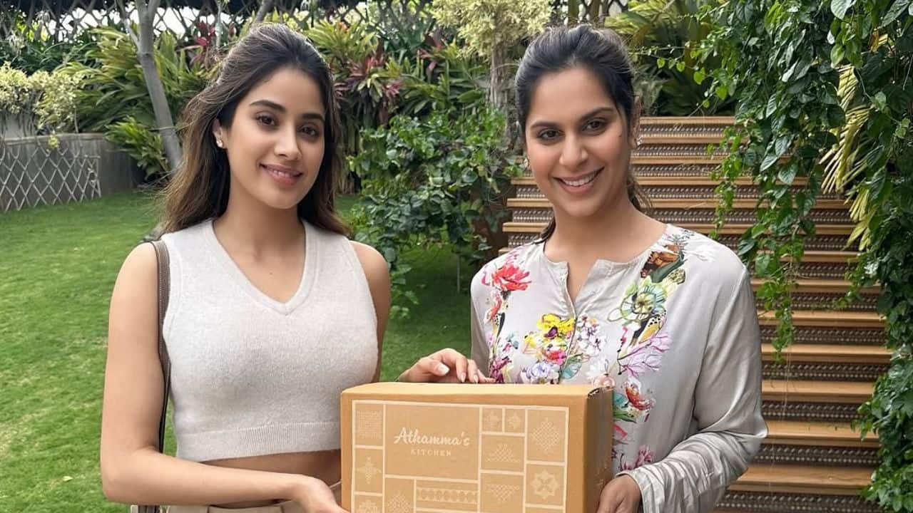 Janhvi Kapoor receives a special food box as gift from Ram Charan's wife Upasana Konidela on the sets of RC16, see here 
